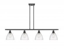 Innovations Lighting 516-4I-BK-GBD-754 - Bristol - 4 Light - 48 inch - Matte Black - Cord hung - Island Light