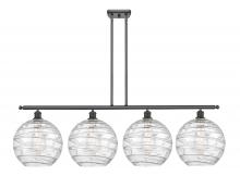 Innovations Lighting 516-4I-OB-G1213-12 - Athens Deco Swirl - 4 Light - 50 inch - Oil Rubbed Bronze - Cord hung - Island Light