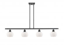 Innovations Lighting 516-4I-OB-G91 - Fenton - 4 Light - 48 inch - Oil Rubbed Bronze - Stem hung - Island Light