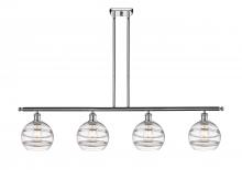 Innovations Lighting 516-4I-PC-G556-8CL - Rochester - 4 Light - 48 inch - Polished Chrome - Cord hung - Island Light