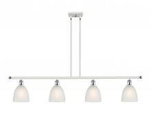 Innovations Lighting 516-4I-WPC-G381 - Castile - 4 Light - 48 inch - White Polished Chrome - Cord hung - Island Light