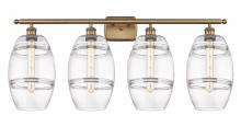 Innovations Lighting 516-4W-BB-G557-8CL - Vaz - 4 Light - 38 inch - Brushed Brass - Bath Vanity Light