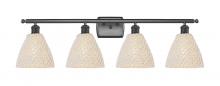 Innovations Lighting 516-4W-OB-NBD-75-NAT - Bristol Natural - 4 Light - 38 inch - Oil Rubbed Bronze - Bath Vanity Light