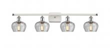 Innovations Lighting 516-4W-WPC-G92 - Fenton - 4 Light - 37 inch - White Polished Chrome - Bath Vanity Light