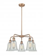 Innovations Lighting 516-5CR-AC-G2811 - Hanover - 5 Light - 24 inch - Antique Copper - Chandelier