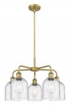 Innovations Lighting 516-5CR-BB-G558-6SDY - Bella - 5 Light - 24 inch - Brushed Brass - Chandelier