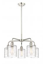 Innovations Lighting 516-5CR-PN-G1113 - Cobbleskill - 5 Light - 23 inch - Polished Nickel - Chandelier