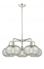 Innovations Lighting 516-5CR-PN-G249 - Gorham - 5 Light - 28 inch - Polished Nickel - Chandelier