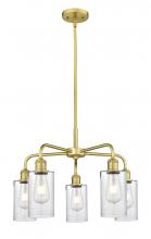 Innovations Lighting 516-5CR-SG-G804 - Clymer - 5 Light - 22 inch - Satin Gold - Chandelier