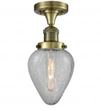 Innovations Lighting 517-1CH-AB-G165 - Geneseo - 1 Light - 7 inch - Antique Brass - Semi-Flush Mount