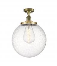 Innovations Lighting 517-1CH-AB-G204-14 - Beacon - 1 Light - 14 inch - Antique Brass - Semi-Flush Mount