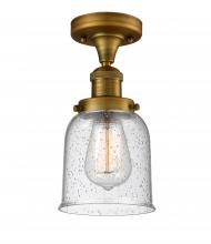 Innovations Lighting 517-1CH-BB-G54-LED - Bell - 1 Light - 5 inch - Brushed Brass - Semi-Flush Mount