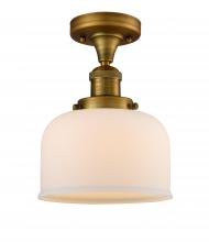 Innovations Lighting 517-1CH-BB-G71-LED - Bell - 1 Light - 8 inch - Brushed Brass - Semi-Flush Mount