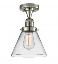 Innovations Lighting 517-1CH-PN-G42-LED - Cone - 1 Light - 8 inch - Polished Nickel - Semi-Flush Mount