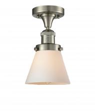 Innovations Lighting 517-1CH-SN-G61-LED - Cone - 1 Light - 7 inch - Brushed Satin Nickel - Semi-Flush Mount