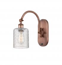 Innovations Lighting 518-1W-AC-G112C-5CL - Cobbleskill - 1 Light - 5 inch - Antique Copper - Sconce