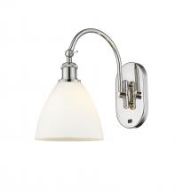 Innovations Lighting 518-1W-PN-GBD-751 - Bristol - 1 Light - 8 inch - Polished Nickel - Adjustable Swing Arm