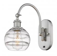 Innovations Lighting 518-1W-SN-G556-6CL - Rochester - 1 Light - 6 inch - Brushed Satin Nickel - Sconce