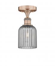 Innovations Lighting 616-1F-AC-G559-5SM - Bridal Veil - 1 Light - 5 inch - Antique Copper - Semi-Flush Mount