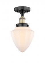 Innovations Lighting 616-1F-BAB-G661-7 - Bullet - 1 Light - 6 inch - Black Antique Brass - Semi-Flush Mount