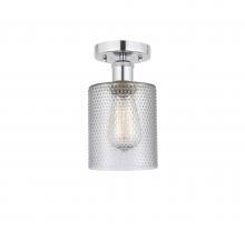 Innovations Lighting 616-1F-PC-G112 - Cobbleskill - 1 Light - 5 inch - Polished Chrome - Semi-Flush Mount