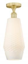 Innovations Lighting 616-1F-SG-G681-7 - Windham - 1 Light - 7 inch - Satin Gold - Flush Mount