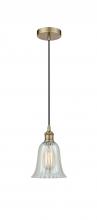 Innovations Lighting 616-1P-AB-G2811 - Hanover - 1 Light - 6 inch - Antique Brass - Cord hung - Mini Pendant