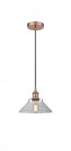 Innovations Lighting 616-1P-AC-G132 - Orwell - 1 Light - 8 inch - Antique Copper - Cord hung - Mini Pendant