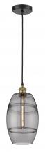 Innovations Lighting 616-1P-BAB-G557-8SM - Vaz - 1 Light - 8 inch - Black Antique Brass - Cord hung - Mini Pendant