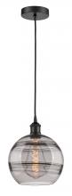 Innovations Lighting 616-1P-BK-G556-10SM - Rochester - 1 Light - 10 inch - Matte Black - Cord hung - Mini Pendant