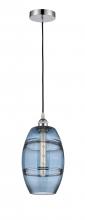 Innovations Lighting 616-1P-PC-G557-8BL - Vaz - 1 Light - 8 inch - Polished Chrome - Cord hung - Mini Pendant