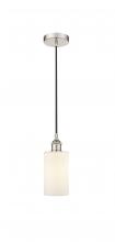 Innovations Lighting 616-1P-PN-G801 - Clymer - 1 Light - 4 inch - Polished Nickel - Cord hung - Mini Pendant