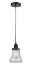 Innovations Lighting 616-1PH-BK-G194 - Bellmont - 1 Light - 6 inch - Matte Black - Cord hung - Mini Pendant