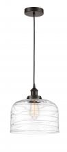 Innovations Lighting 616-1PH-OB-G713-L - Bell - 1 Light - 12 inch - Oil Rubbed Bronze - Cord hung - Mini Pendant