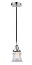 Innovations Lighting 616-1PH-PC-G182S - Canton - 1 Light - 5 inch - Polished Chrome - Cord hung - Mini Pendant