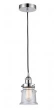 Innovations Lighting 616-1PH-PC-G184S - Canton - 1 Light - 5 inch - Polished Chrome - Cord hung - Mini Pendant