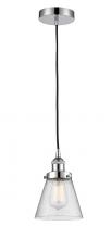Innovations Lighting 616-1PH-PC-G64 - Cone - 1 Light - 6 inch - Polished Chrome - Cord hung - Mini Pendant