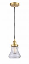 Innovations Lighting 616-1PH-SG-G192 - Bellmont - 1 Light - 6 inch - Satin Gold - Cord hung - Mini Pendant