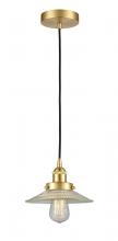 Innovations Lighting 616-1PH-SG-G2 - Halophane - 1 Light - 9 inch - Satin Gold - Cord hung - Mini Pendant