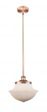 Innovations Lighting 616-1S-AC-G541 - Oxford - 1 Light - 12 inch - Antique Copper - Cord hung - Mini Pendant