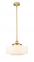 Innovations Lighting 616-1S-BB-G691-16 - Bridgeton - 1 Light - 12 inch - Brushed Brass - Stem Hung - Mini Pendant