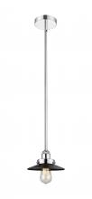 Innovations Lighting 616-1SH-PC-M6-BK - Edison - 1 Light - 8 inch - Polished Chrome - Stem hung - Mini Pendant