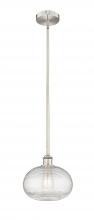 Innovations Lighting 616-1S-SN-G555-10CL - Ithaca - 1 Light - 10 inch - Brushed Satin Nickel - Cord hung - Mini Pendant