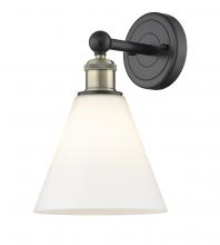 Innovations Lighting 616-1W-BAB-GBC-81 - Berkshire - 1 Light - 8 inch - Black Antique Brass - Sconce