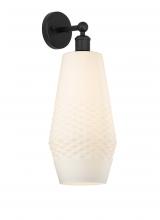 Innovations Lighting 616-1W-BK-G681-7 - Windham - 1 Light - 7 inch - Matte Black - Sconce