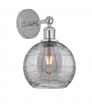 Innovations Lighting 616-1W-PC-G1213-8SM - Athens Deco Swirl - 1 Light - 8 inch - Polished Chrome - Sconce