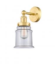 Innovations Lighting 616-1W-SG-G182 - Canton - 1 Light - 6 inch - Satin Gold - Sconce