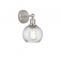 Innovations Lighting 616-1W-SN-G1214-6 - Athens Twisted Swirl 1 Light 6 inch Sconce