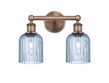 Innovations Lighting 616-2W-AC-G559-5BL - Bridal Veil - 2 Light - 14 inch - Antique Copper - Bath Vanity Light