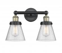 Innovations Lighting 616-2W-BAB-G64 - Cone - 2 Light - 15 inch - Black Antique Brass - Bath Vanity Light